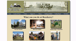 Desktop Screenshot of historicroseberry.com